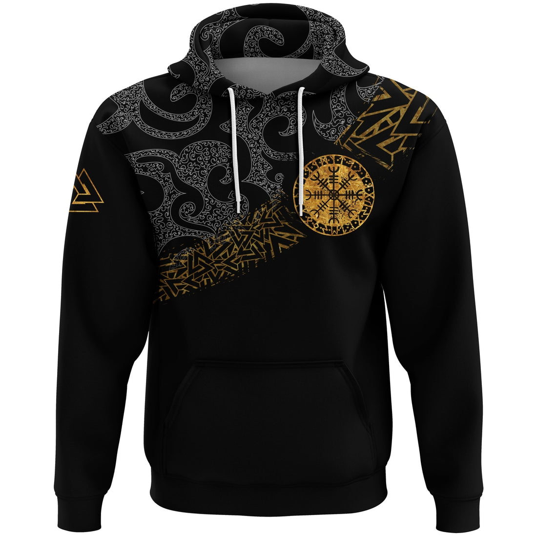 Viking Hoodie Viking Wolfs Skoll and Hati RLT12