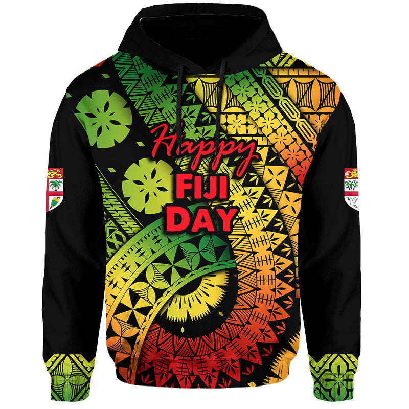Custom Personalised Fiji Day Hoodie Masi Kesa Reggae Style LT9