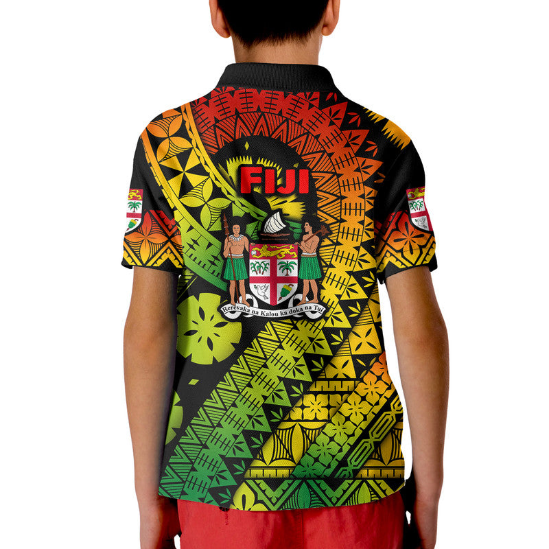 Fiji Day Polo Shirt Masi Kesa Reggae Style LT9