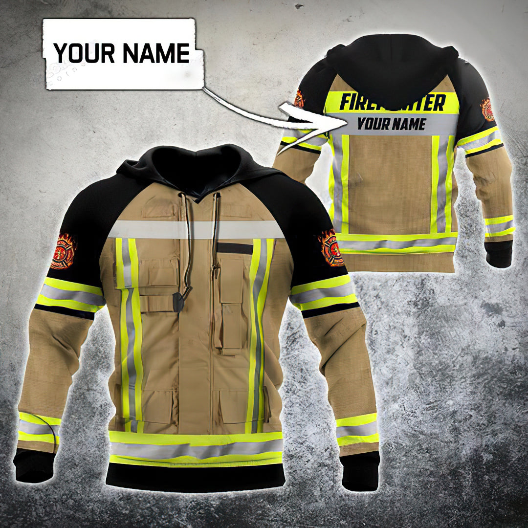Firefighter Uniform Personalized Hoodie