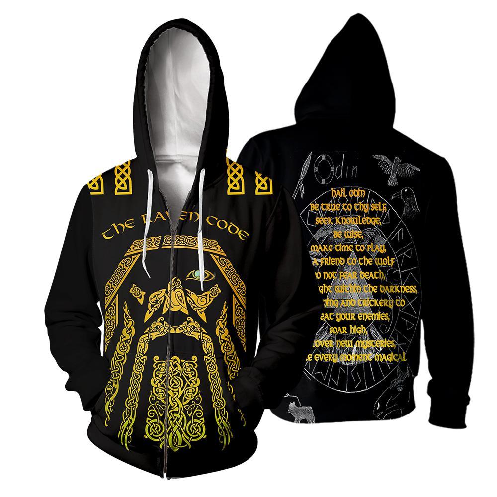 Viking All Over Printed Hoodie For Men and Women 62 RLT12