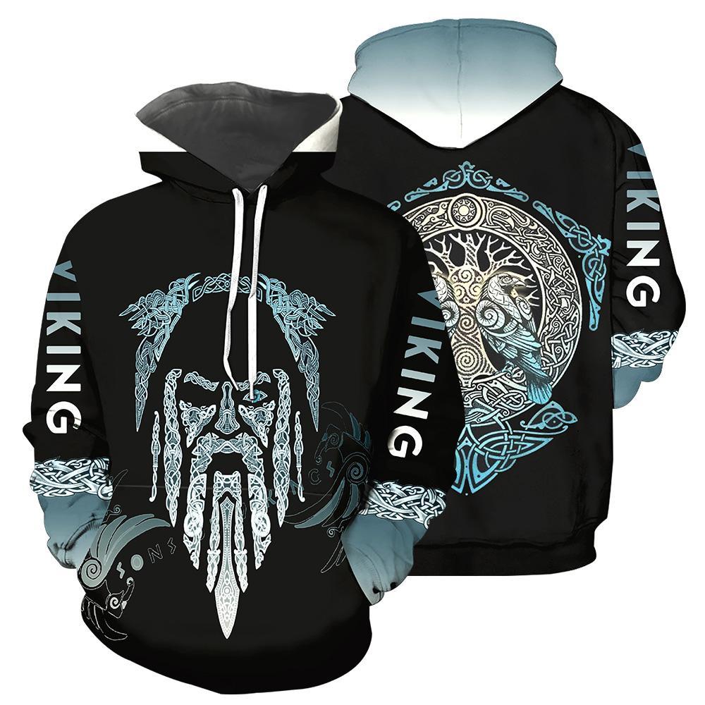Viking Pullover Hoodie Men and Women 63 RLT12