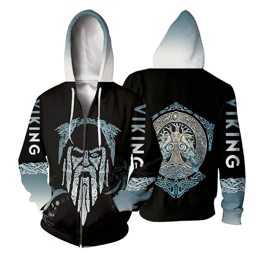 Viking All Over Printed Hoodie For Men and Women 63 RLT12