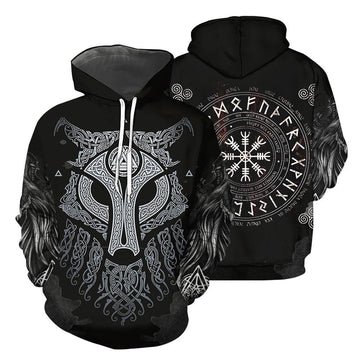 Viking Pullover Hoodie Men and Women 66 RLT12