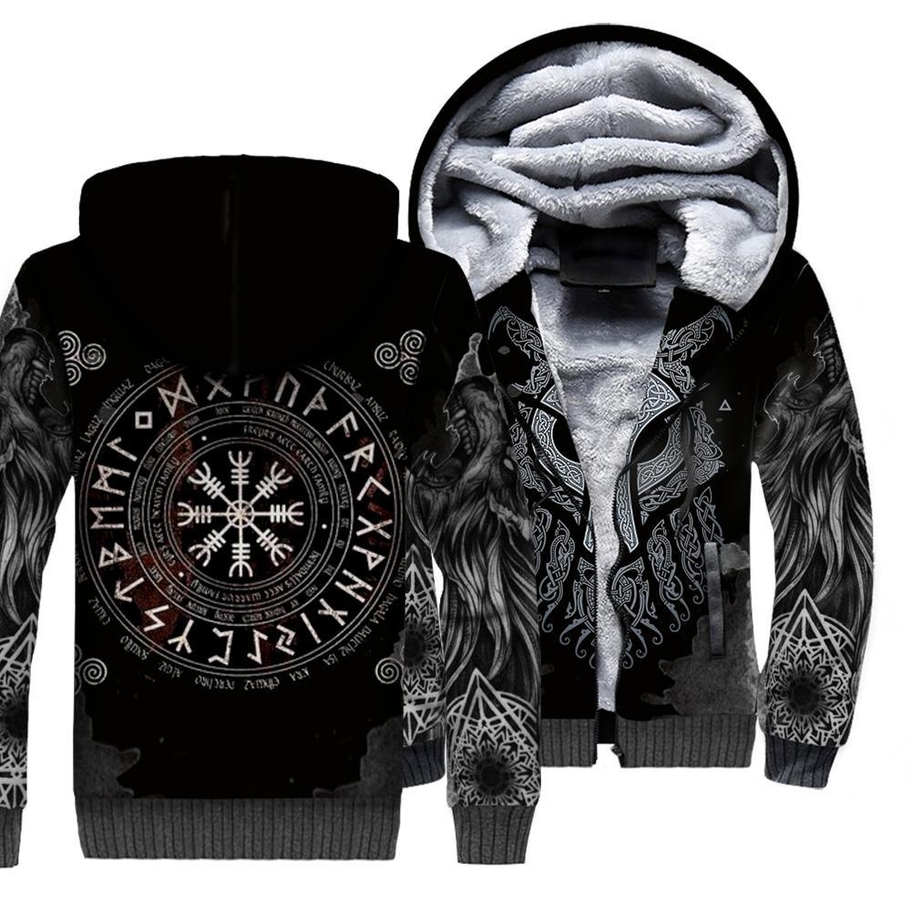 Viking All Over Printed Hoodie For Men and Women 66 RLT12