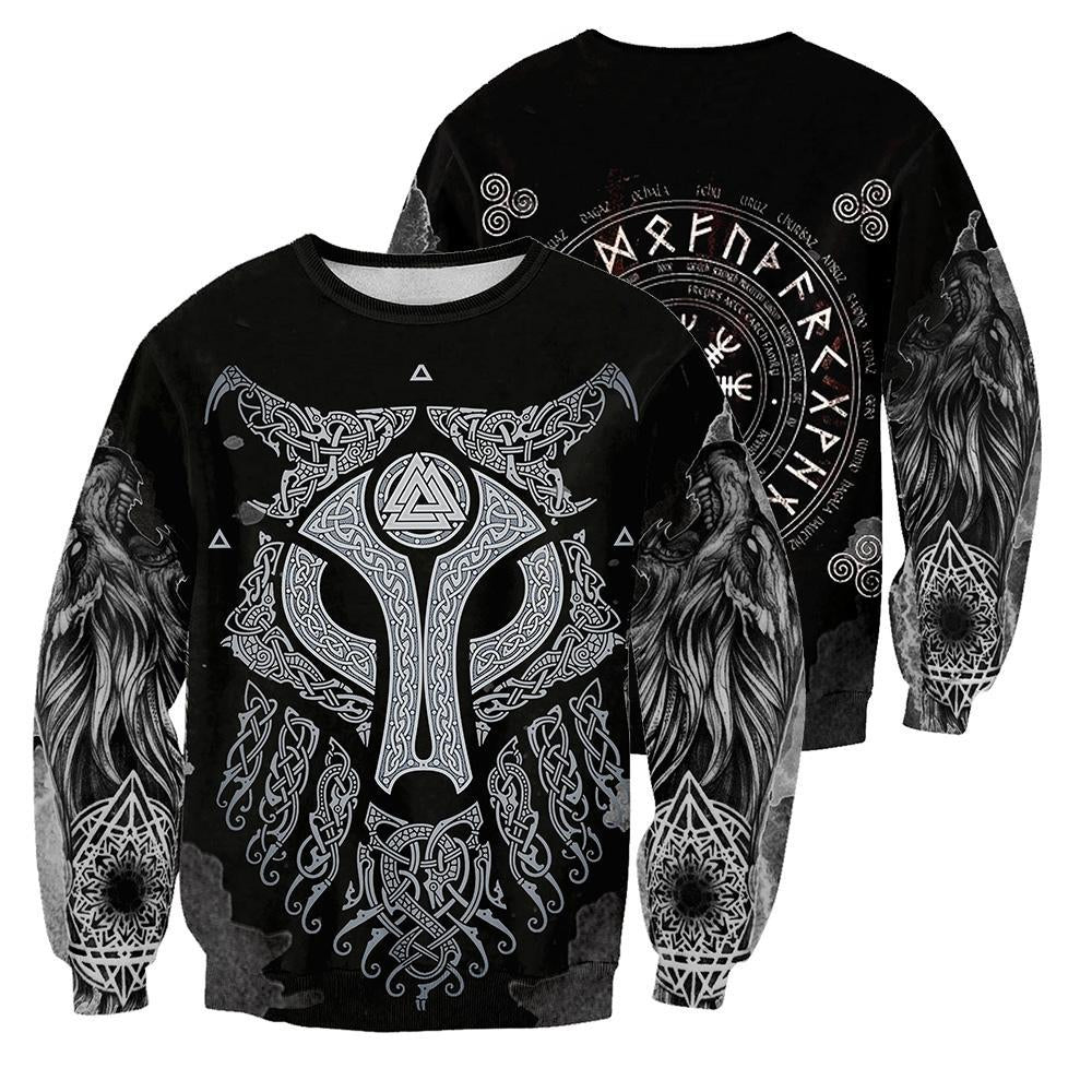 Viking All Over Printed Hoodie For Men and Women 66 RLT12