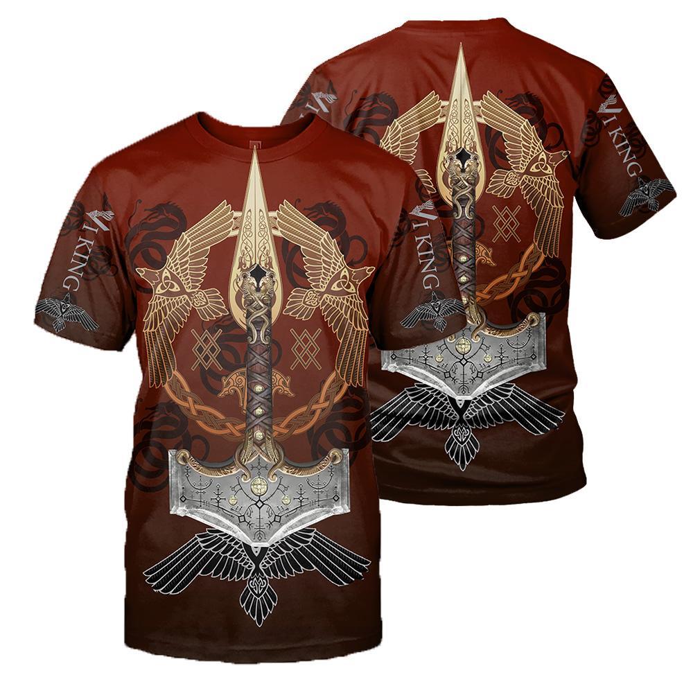 Viking All Over Printed Hoodie For Men and Women 71 RLT12