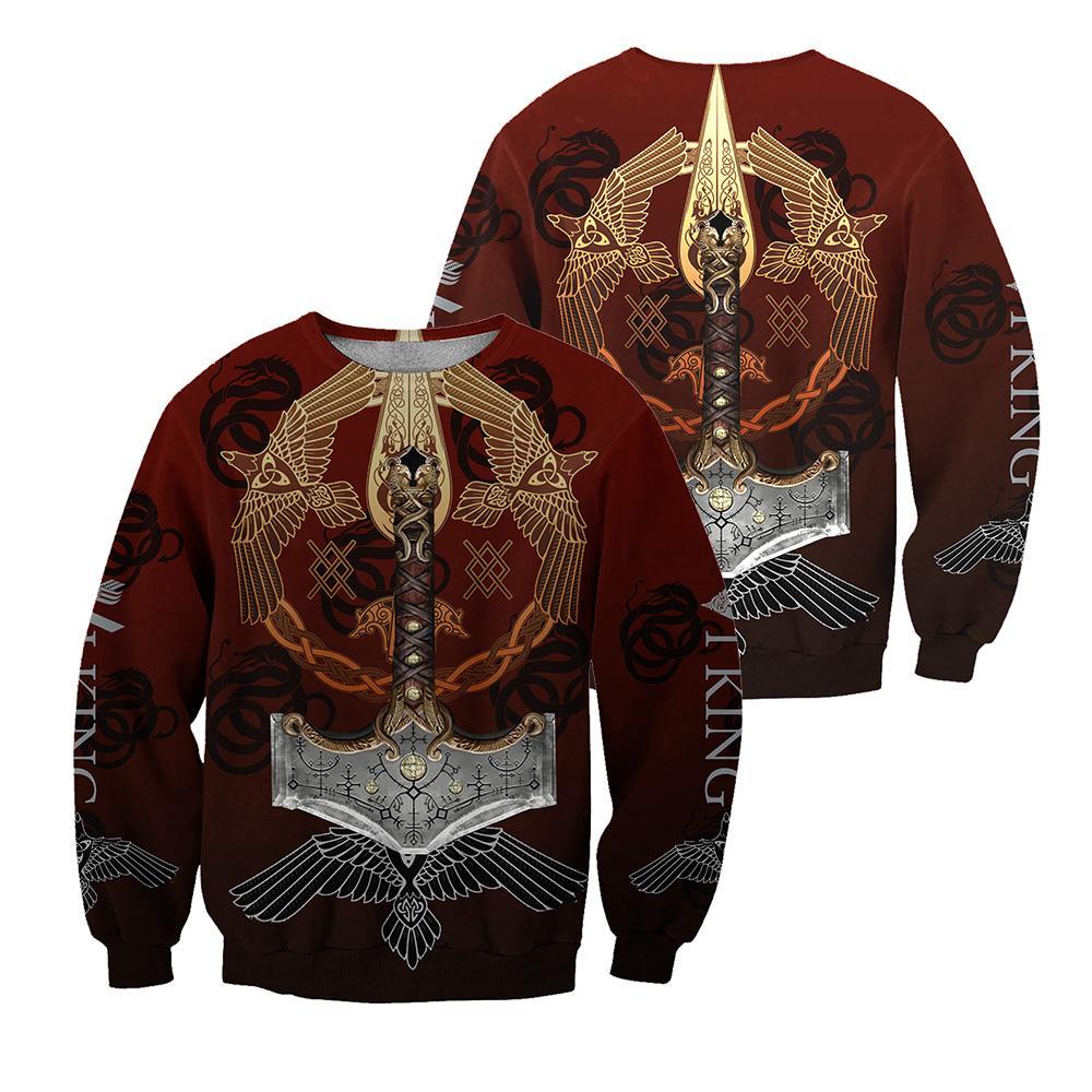 Viking All Over Printed Hoodie For Men and Women 71 RLT12