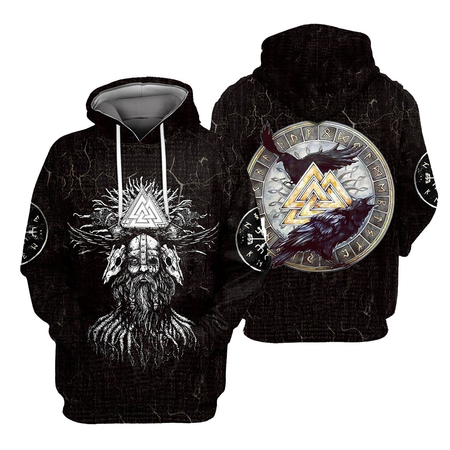 Viking All Over Printed Hoodie For Men and Women 73 RLT12