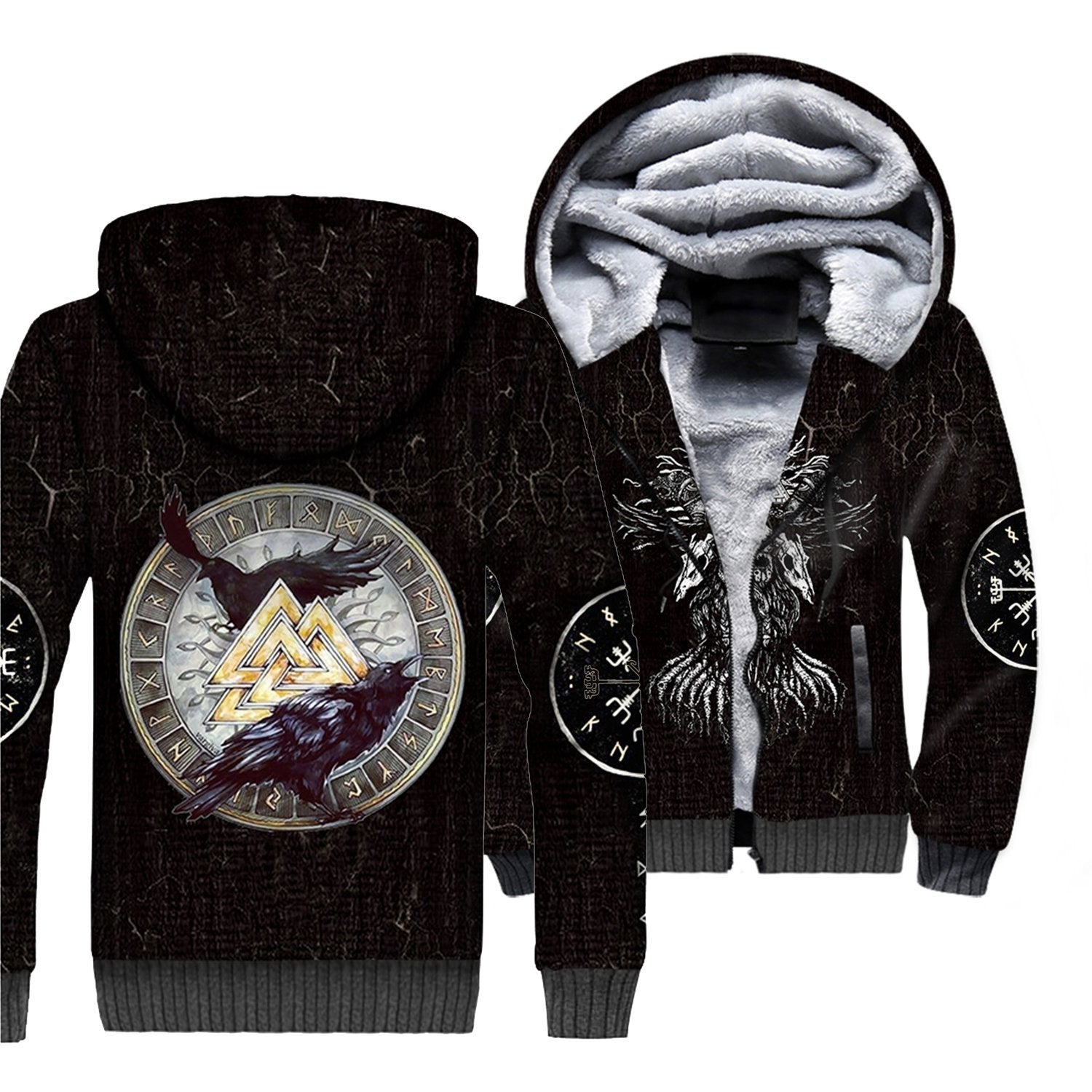 Viking All Over Printed Hoodie For Men and Women 73 RLT12