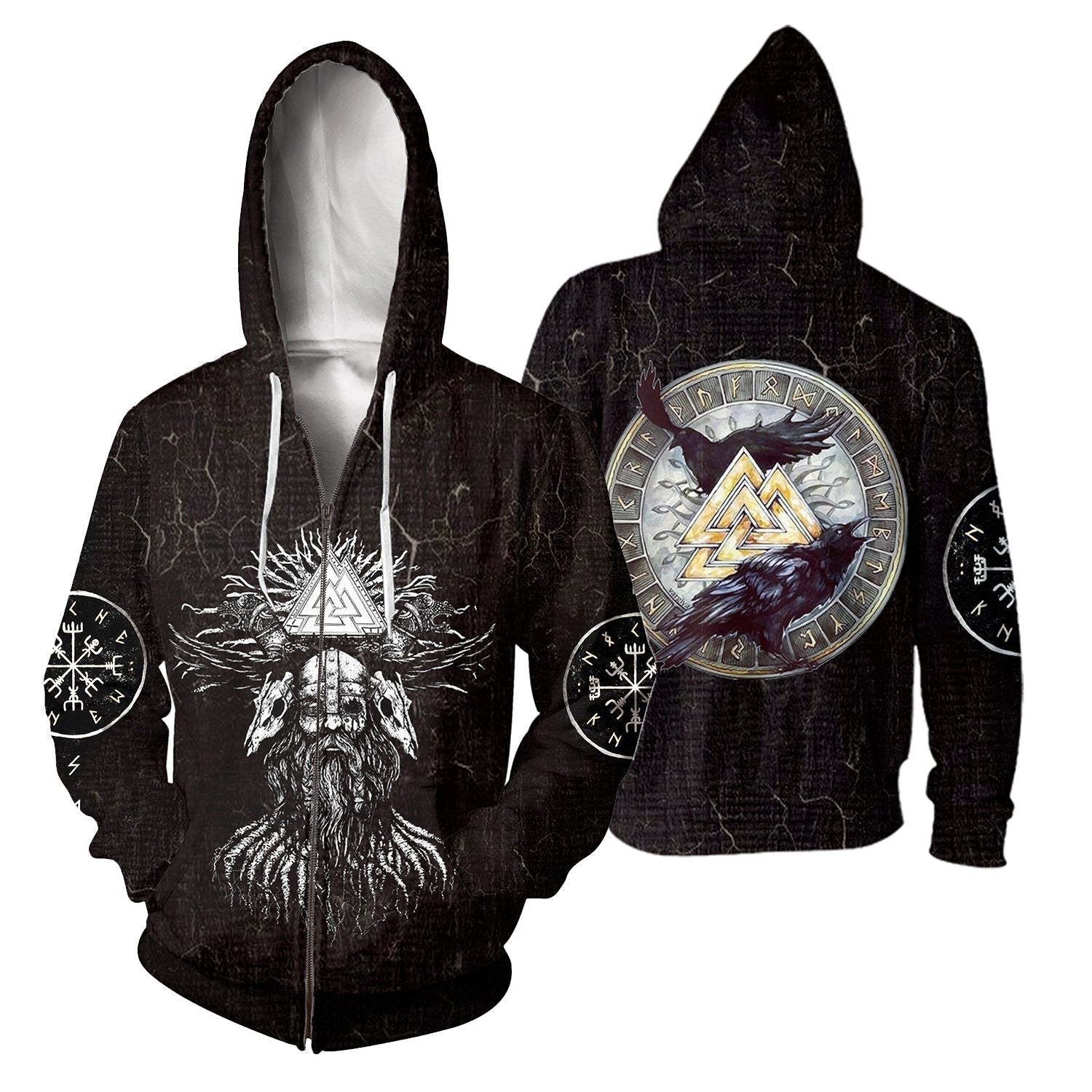 Viking All Over Printed Hoodie For Men and Women 73 RLT12