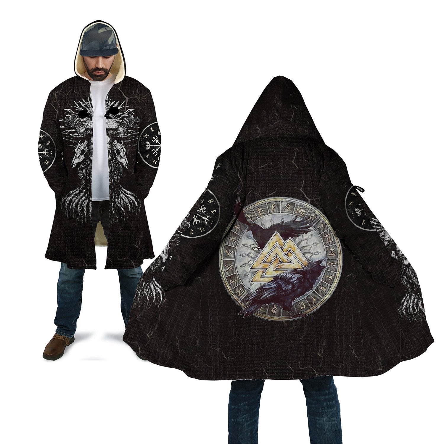 Viking All Over Printed Hoodie For Men and Women 73 RLT12