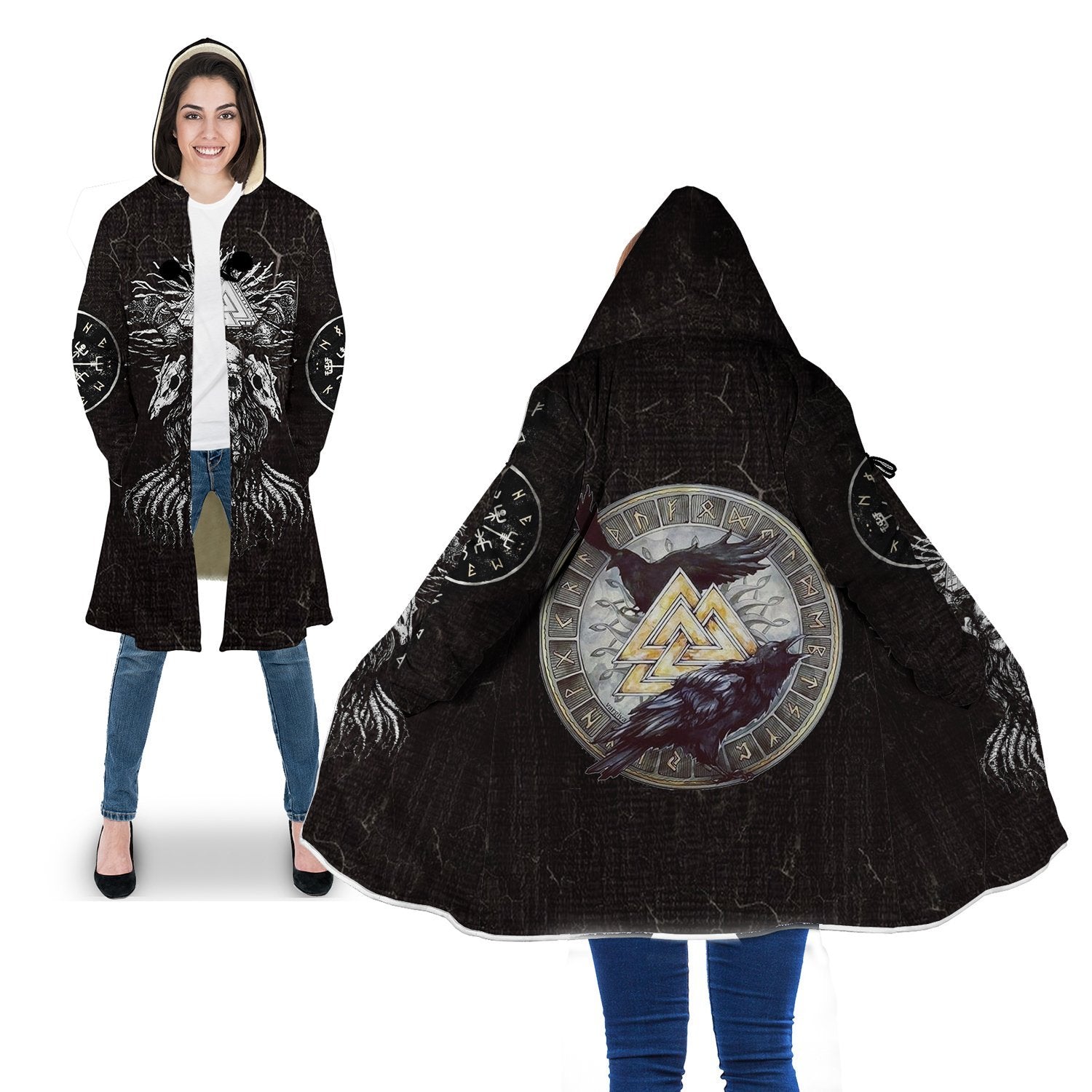 Viking All Over Printed Hoodie For Men and Women 73 RLT12
