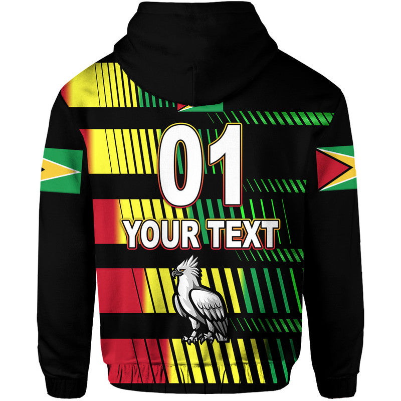 Custom Guyana Cricket Harpy Eagles Hoodie Original Style Black LT8