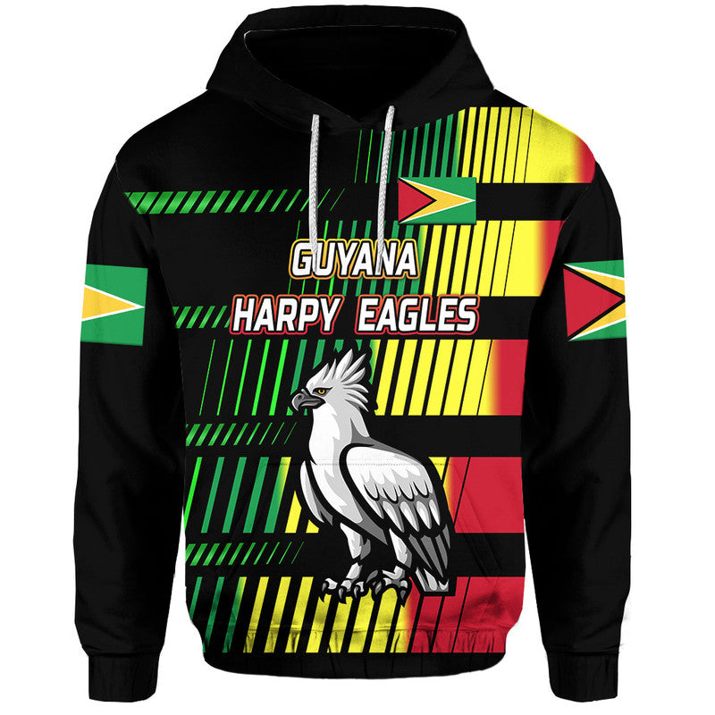 Custom Guyana Cricket Harpy Eagles Hoodie Original Style Black LT8