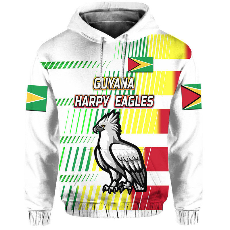 Custom Guyana Cricket Harpy Eagles Hoodie Original Style White LT8
