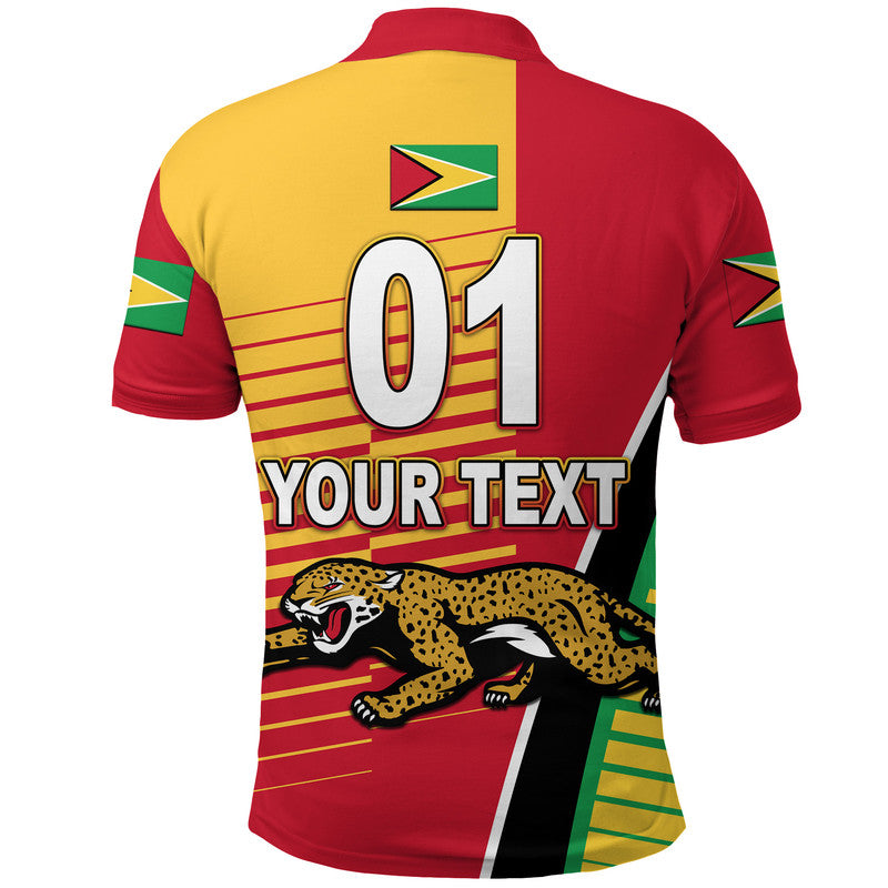 Custom Guyana Cricket Jaguars Polo Shirt Simple Style LT8