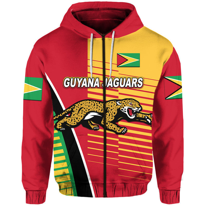 Custom Guyana Cricket Jaguars Hoodie Simple Style LT8