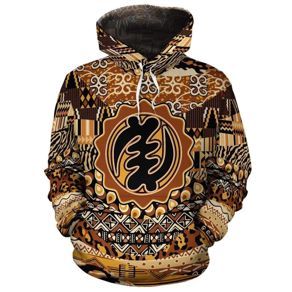 African Hoodie Gye Nyame Pullover