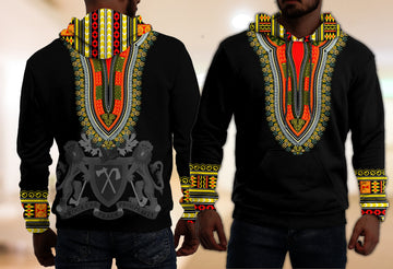 Gambia Happy Independence Day Dashiki Hoodie LT2
