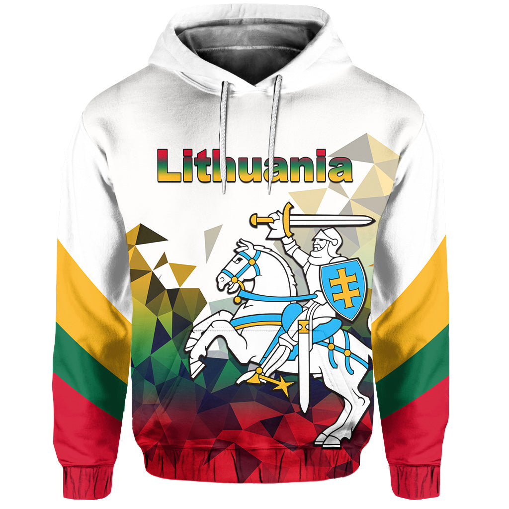 Custom Lithuania Hoodie Polygonal Template Style LT6