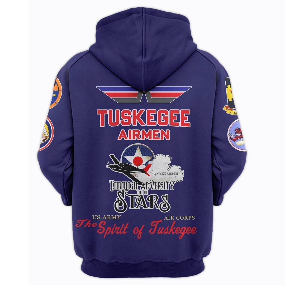 African Hoodie Tuskegee Airmen Pullover Hoodie
