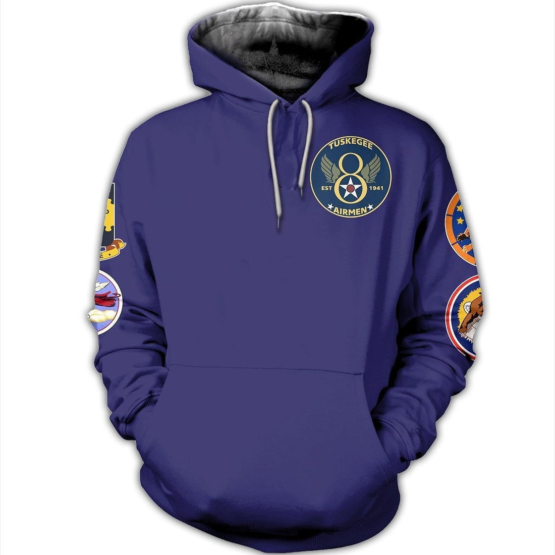 African Hoodie Tuskegee Airmen Pullover Hoodie