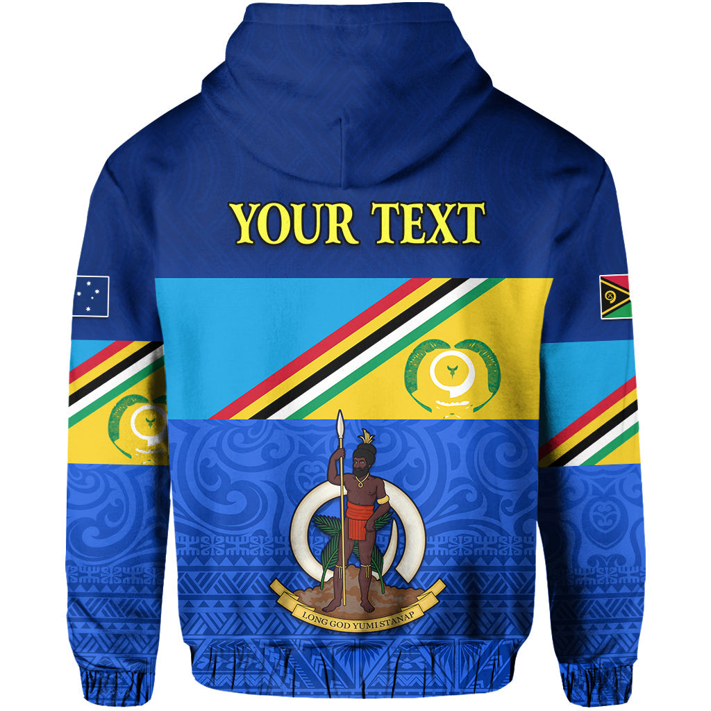 Custom Personalised Torba Vanuatu Province Hoodie Mix Australia Flag LT13