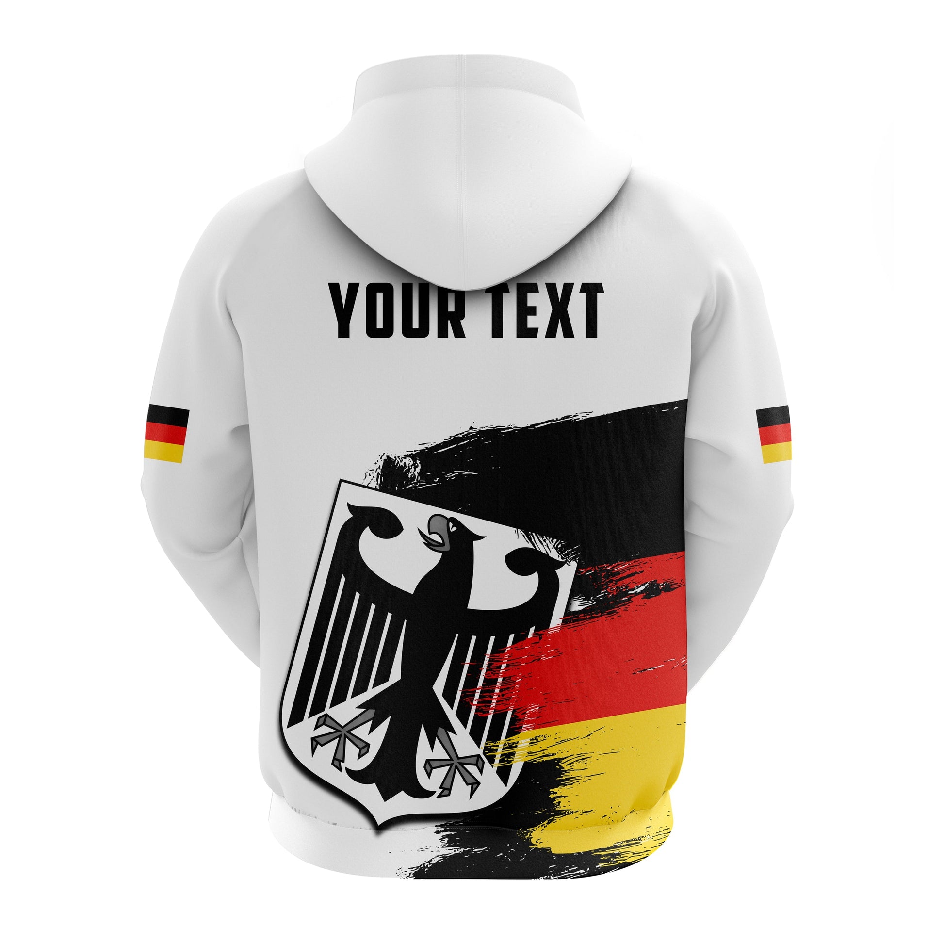 Custom Germany Hoodie Grunge Deutschland Flag and Eagle LT13