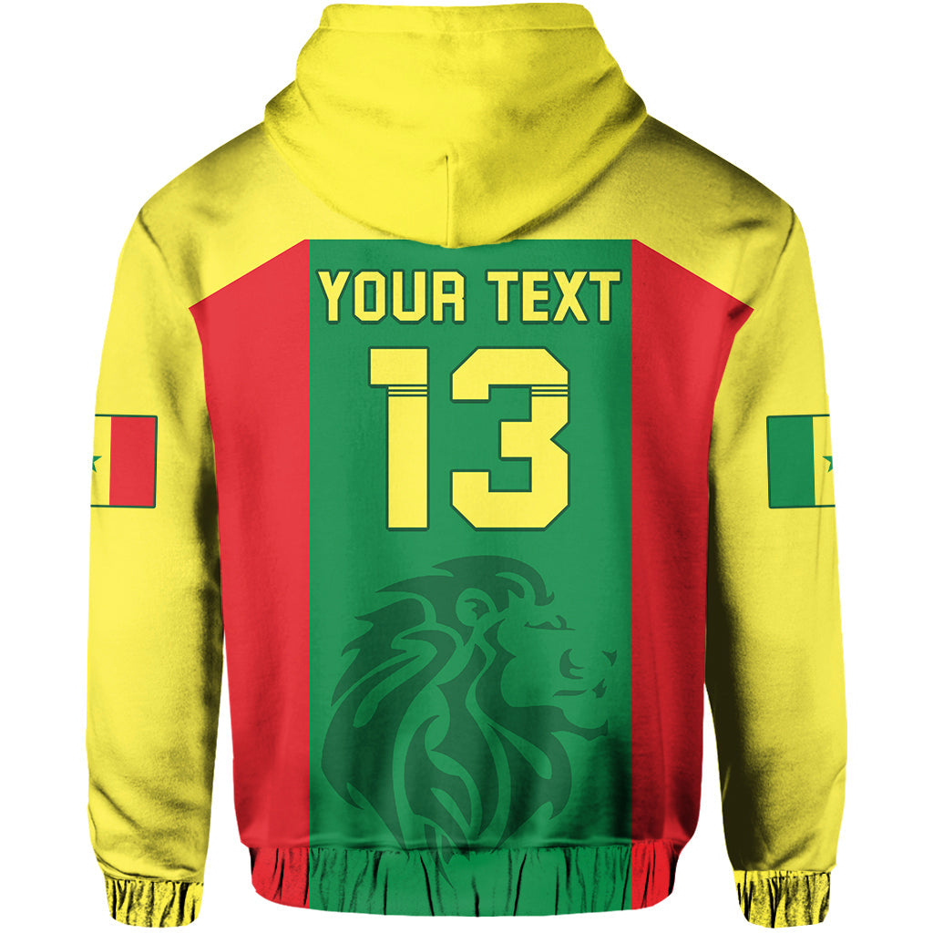 Custom Senegal Football Hoodie Champion of Africa LT13