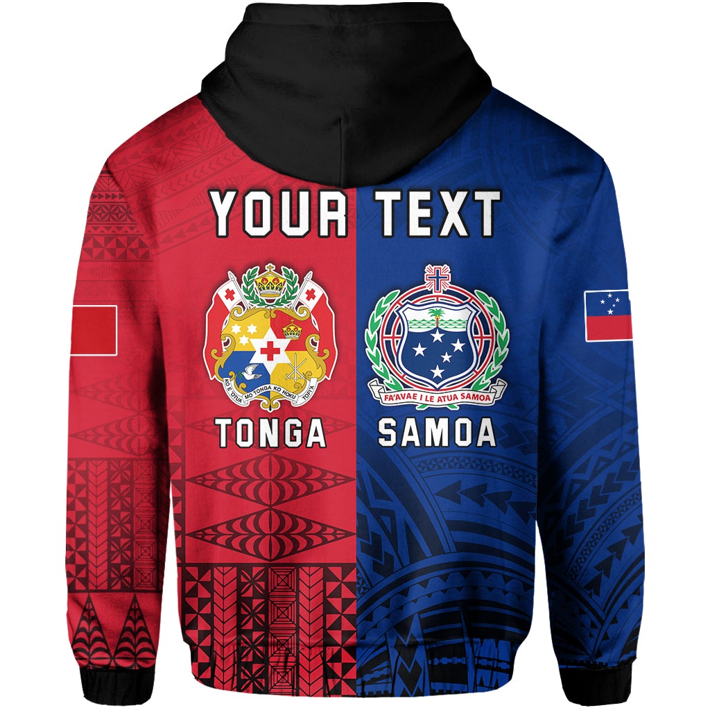 Custom TokoUso Hoodie Tonga Samoa Together LT13