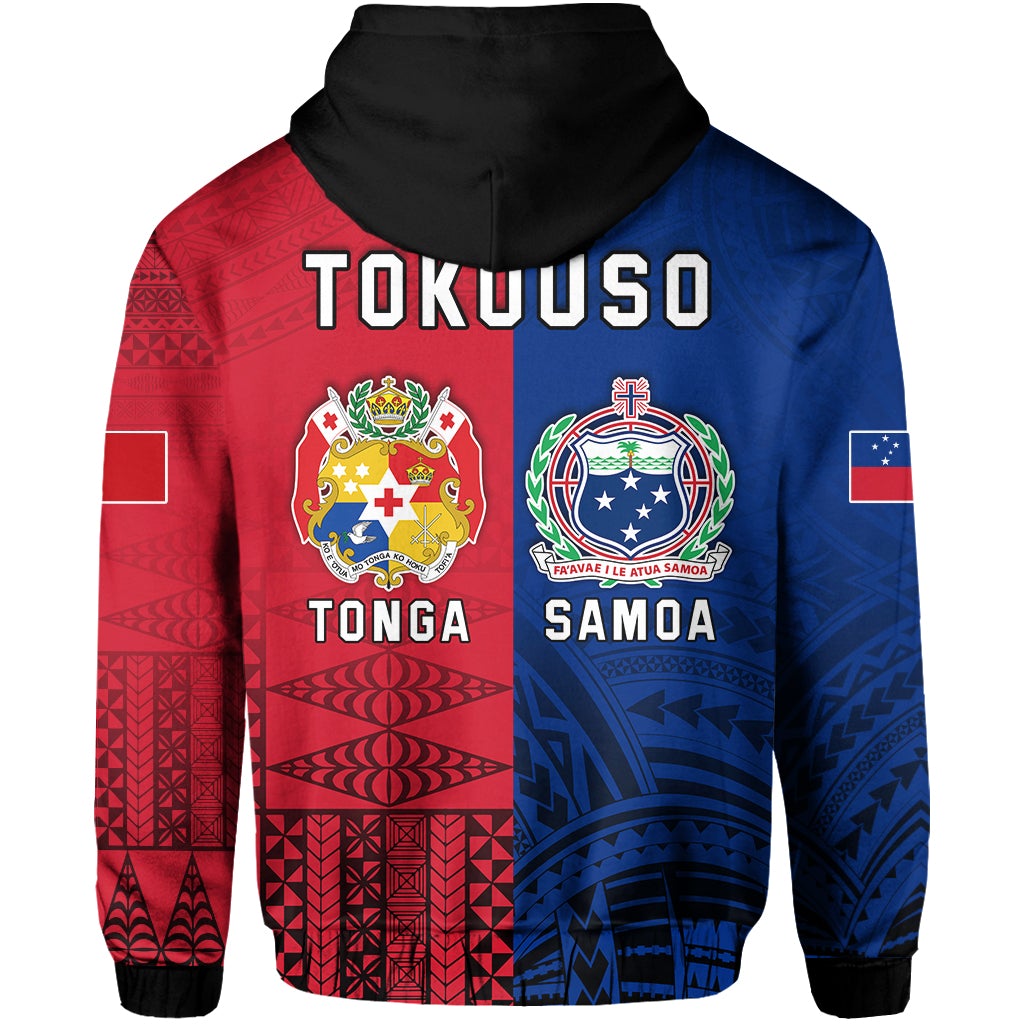 TokoUso Hoodie Tonga and Samoa Together LT13