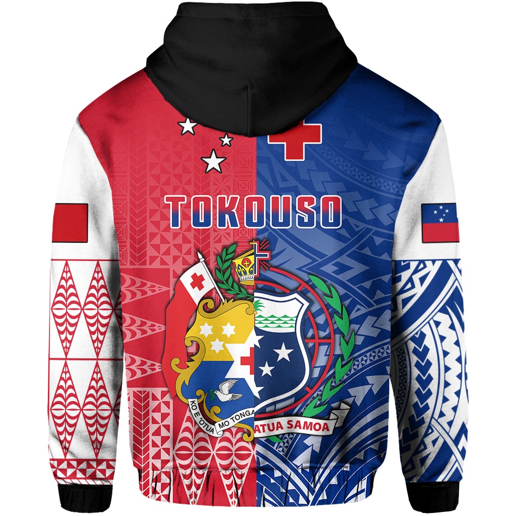 Custom Spirit Of TokoUso Zip Hoodie Tonga Samoa LT13