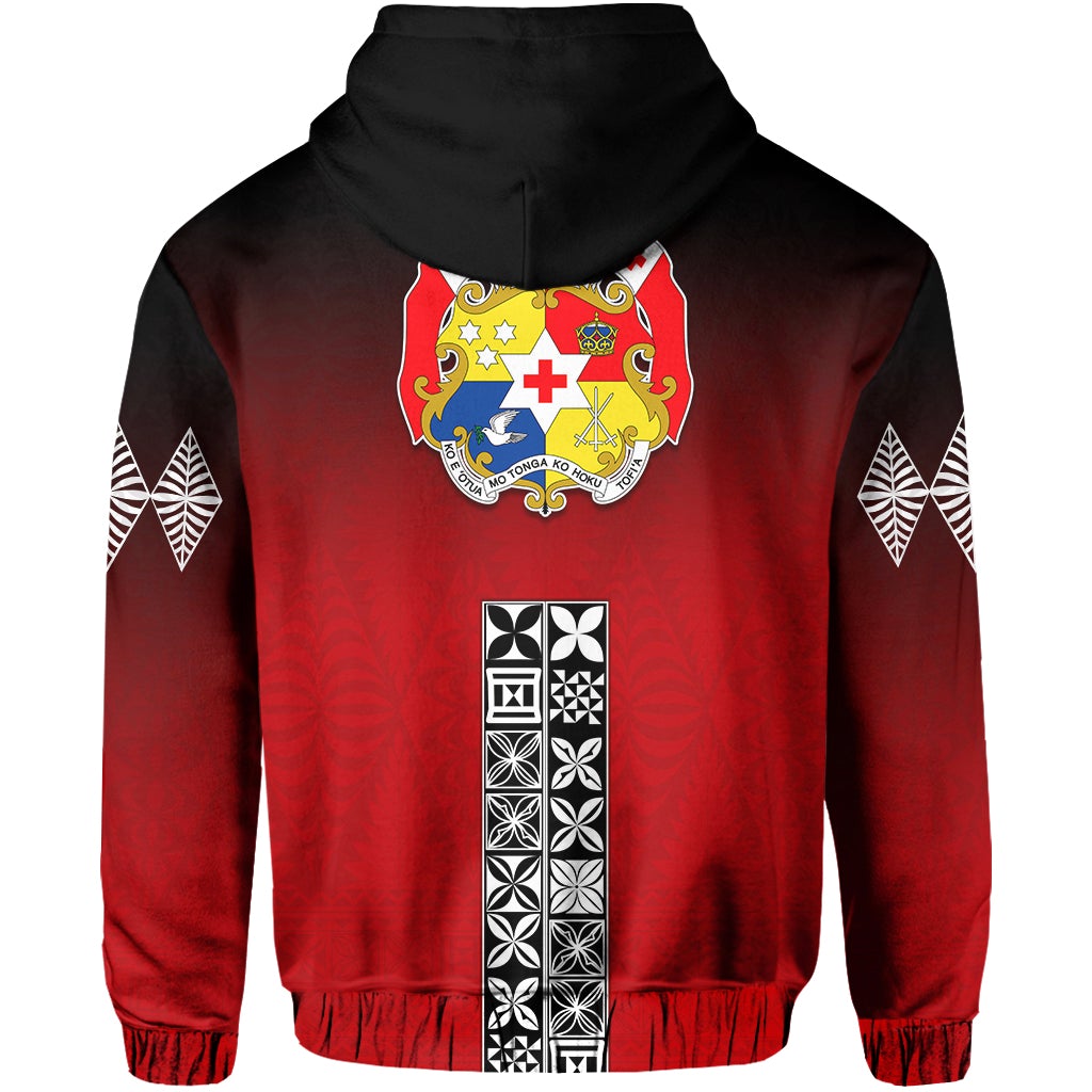 Tonga Distinctive Hoodie Tongan Tapa Pattern LT13