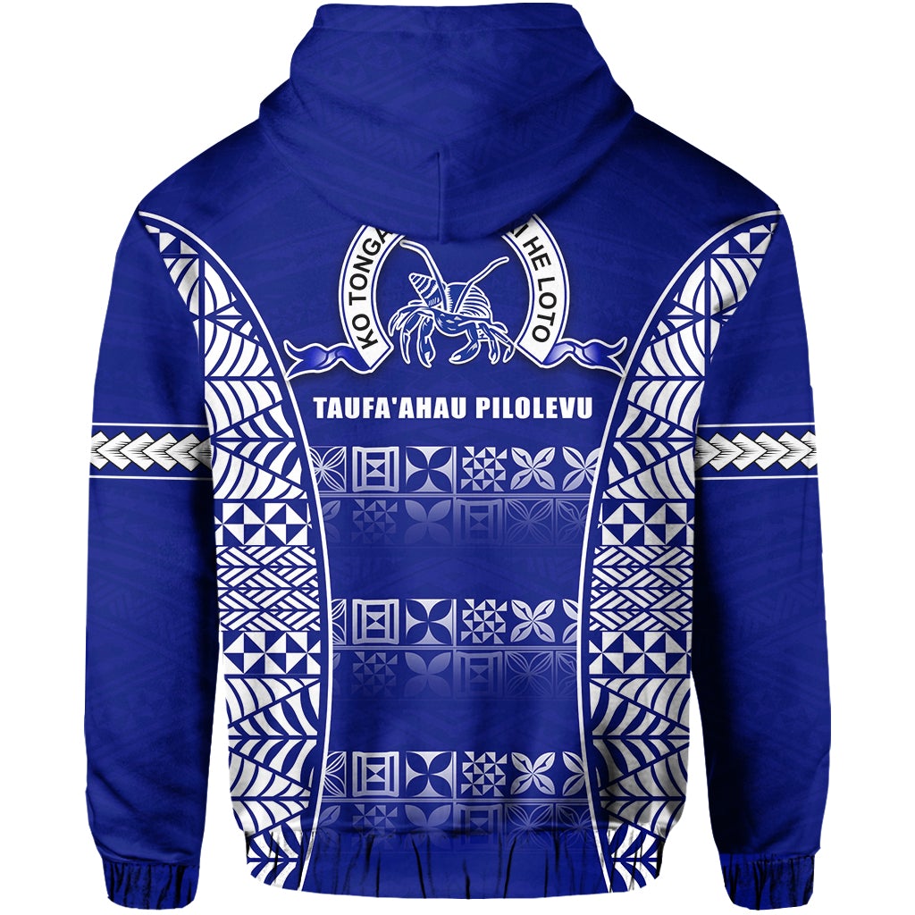 Taufaahau Pilolevu Zip Hoodie Ngatu Tongan LT13