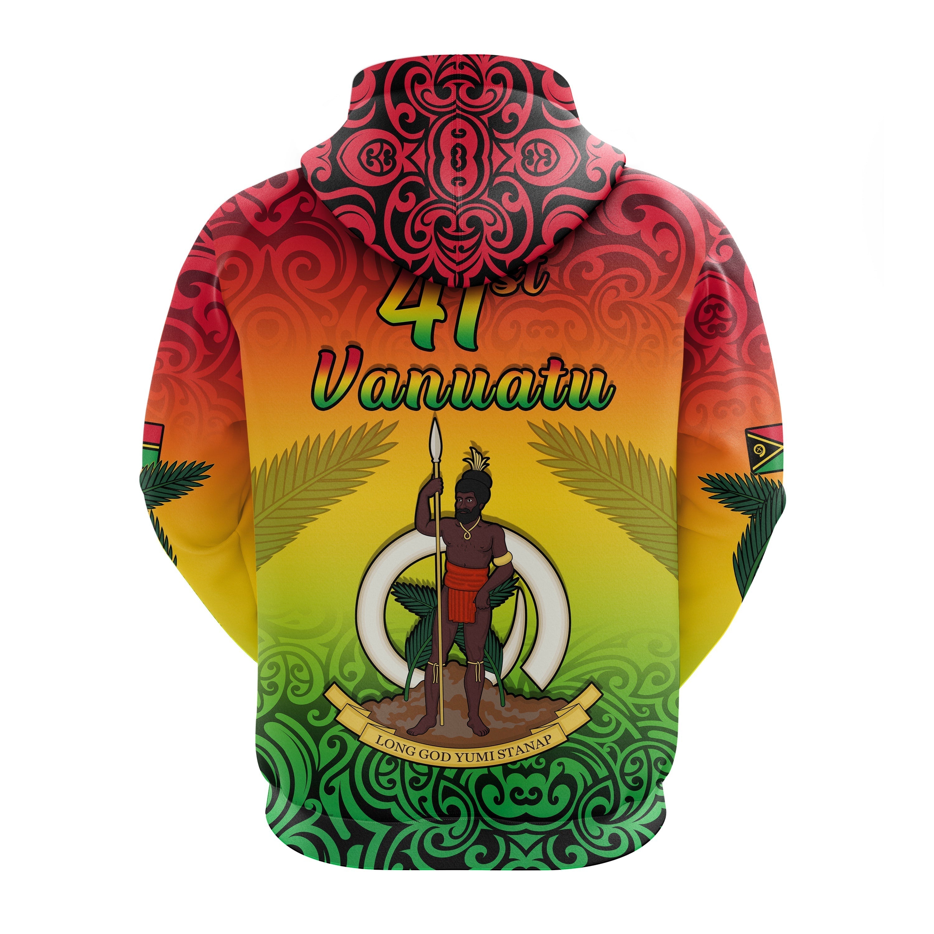 Vanuatu Peaceful Hoodie Independence Anniversary LT13