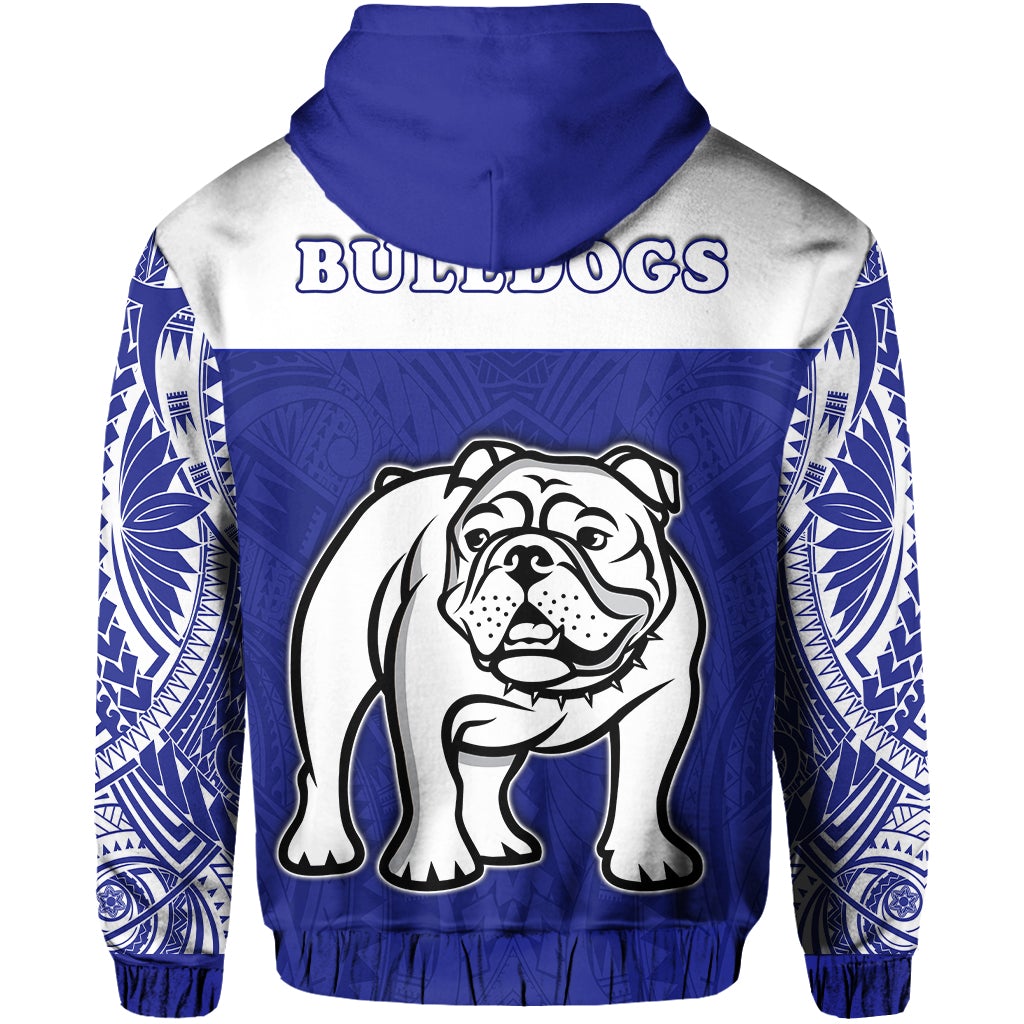 Spirit Bulldogs Zip Hoodie Makoi Fiji Rugby LT13