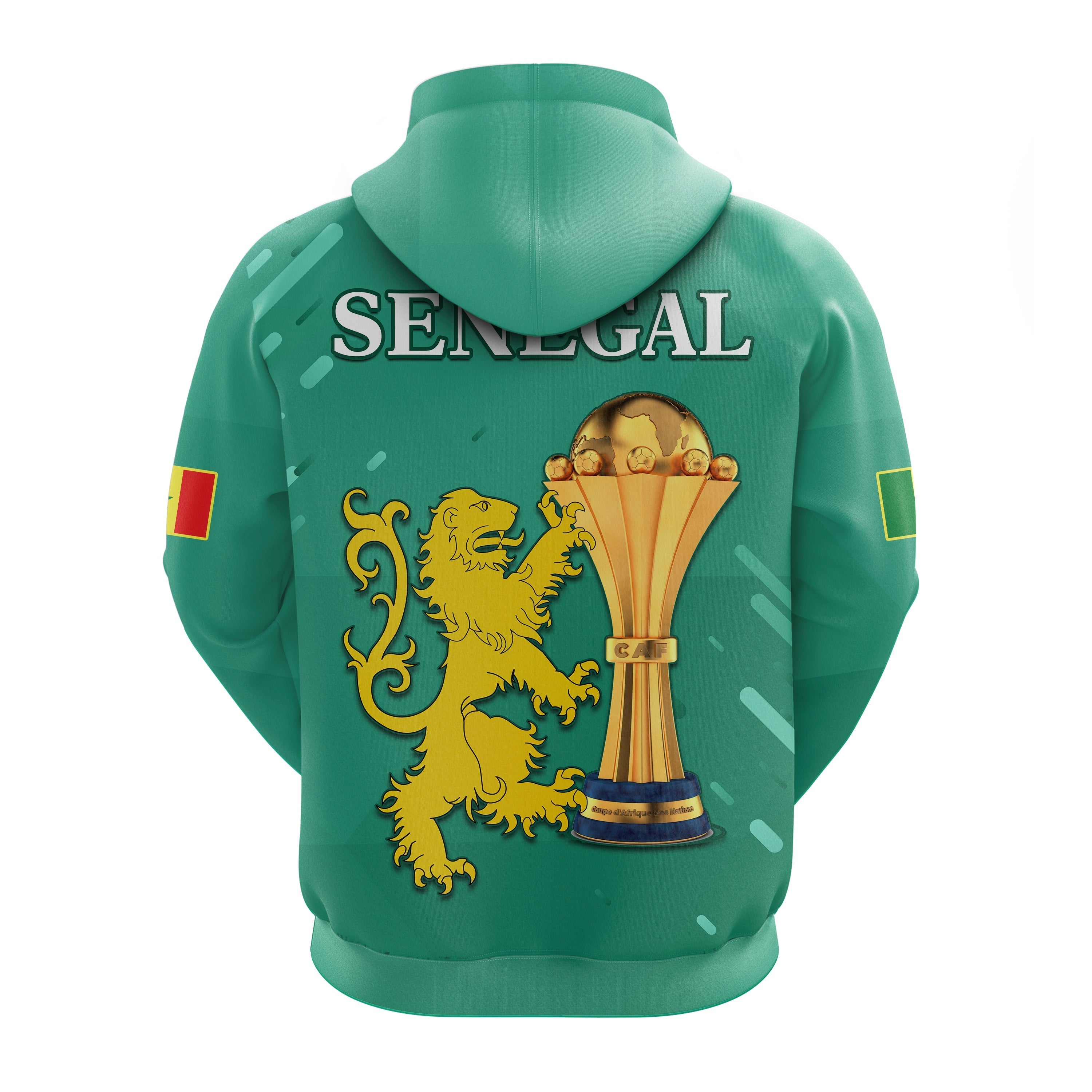 Senegal Football Hoodie The Champions 2022 Style Map and Lion LT13