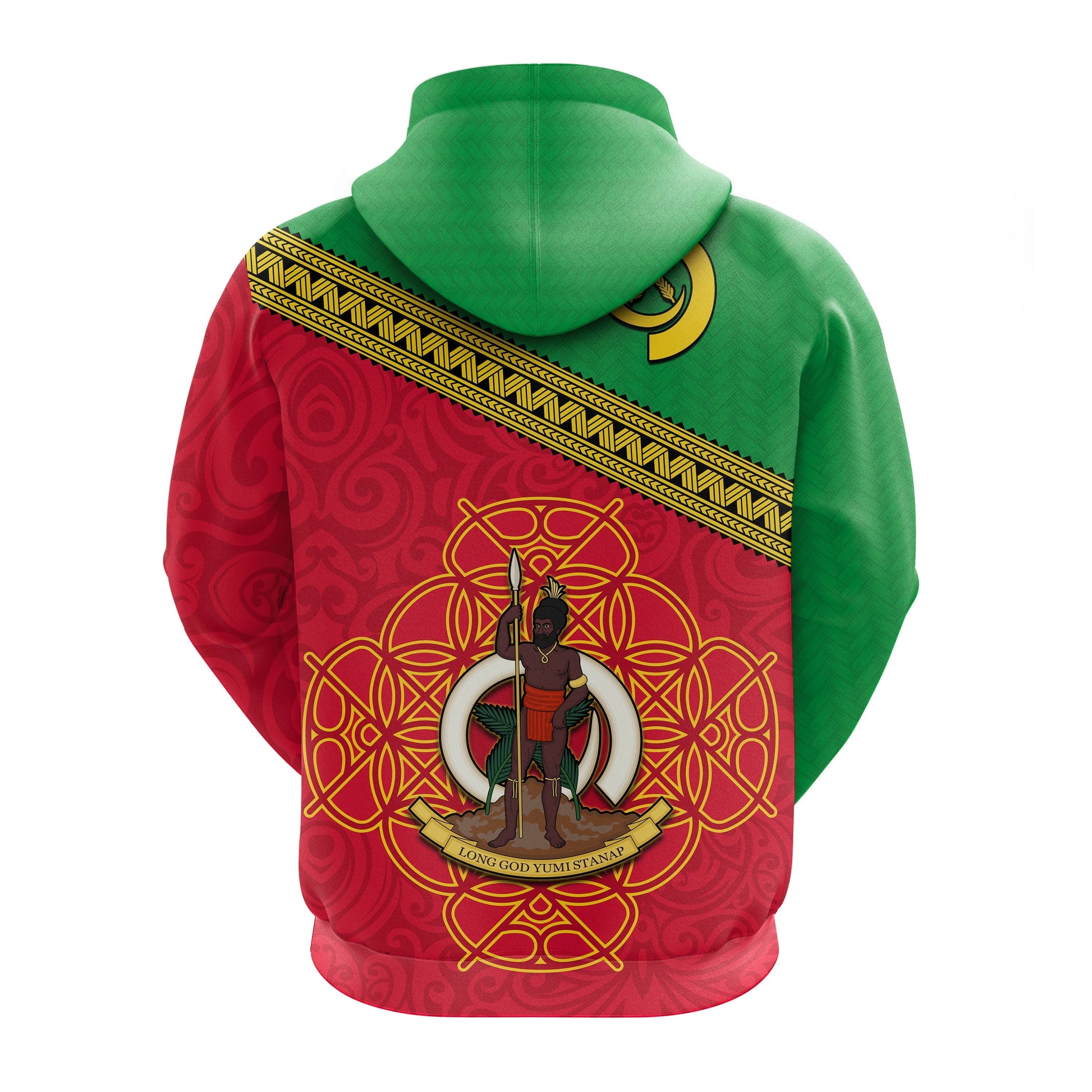 Vanuatu Zip Hoodie Pattern Sand Drawing LT13