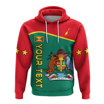 Custom Personalised Grenada Hoodie Coat Of Arms and Map Impressive LT13