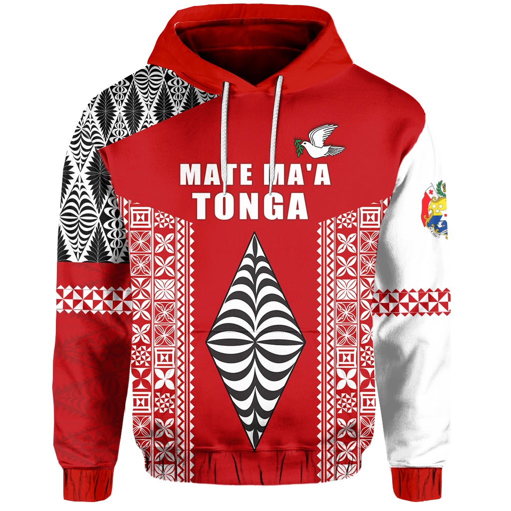 Tonga Rugby Hoodie Mate Maa Tonga LT13