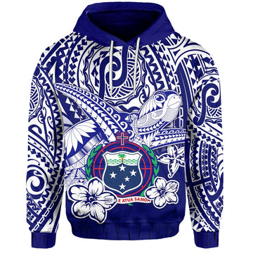 Samoa Polynesian Hoodie Samoan Loved Turtles LT13