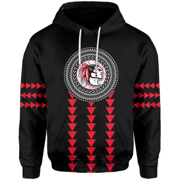 Red Raiders Hoodie Kahuku School LT13