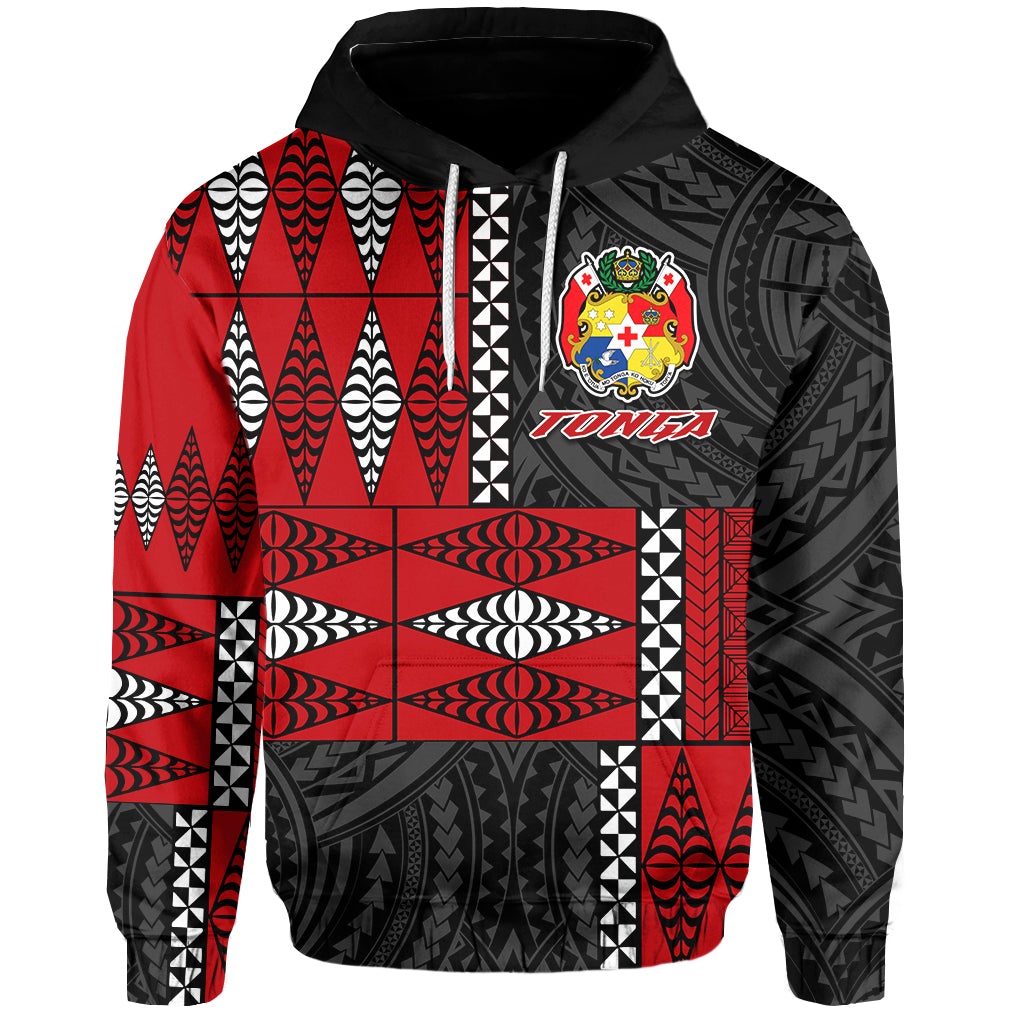 Tonga Hoodie Tongan Pattern Mix Polynesian LT13