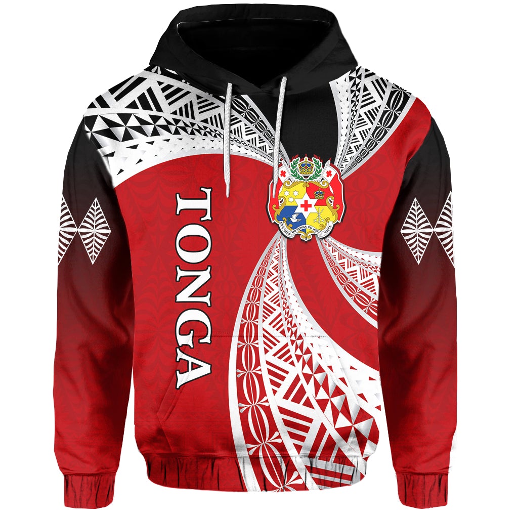 Tonga Distinctive Hoodie Tongan Tapa Pattern LT13