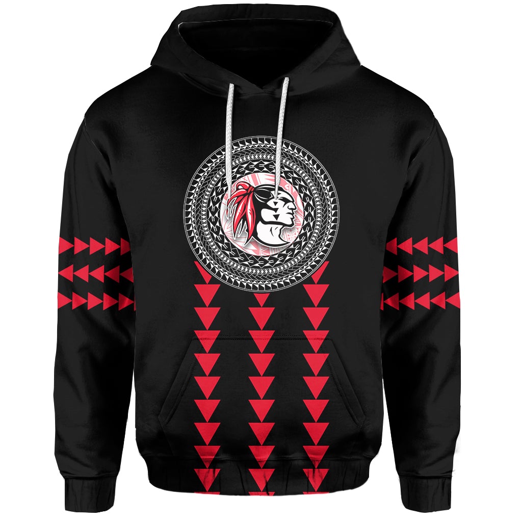 Custom Red Raiders Hoodie Kahuku School LT13