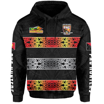 The Hunters PNG Hoodie Papua New Guinea Hunters Rugby LT13