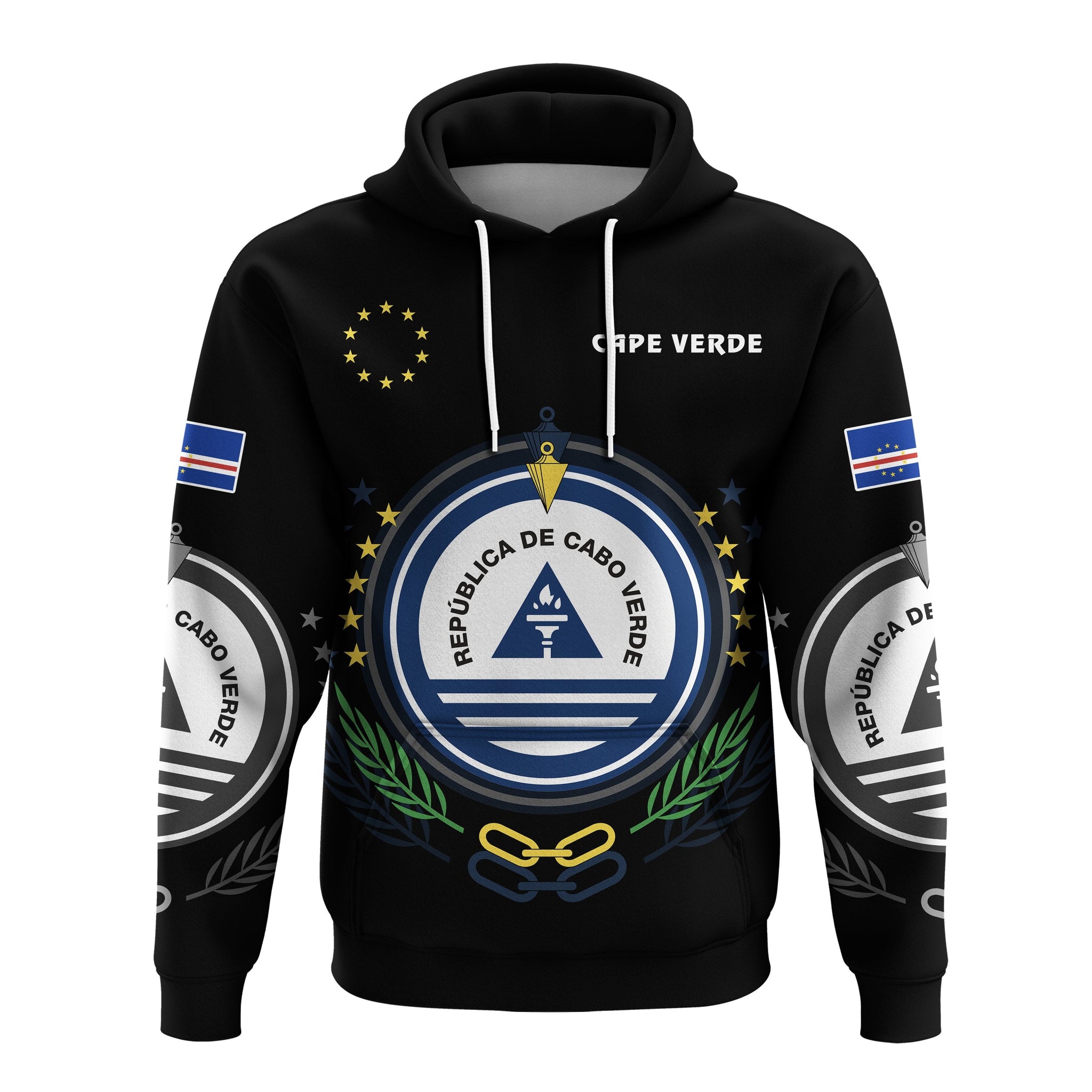 Cape Verde Hoodie Coat Of Arms LT13