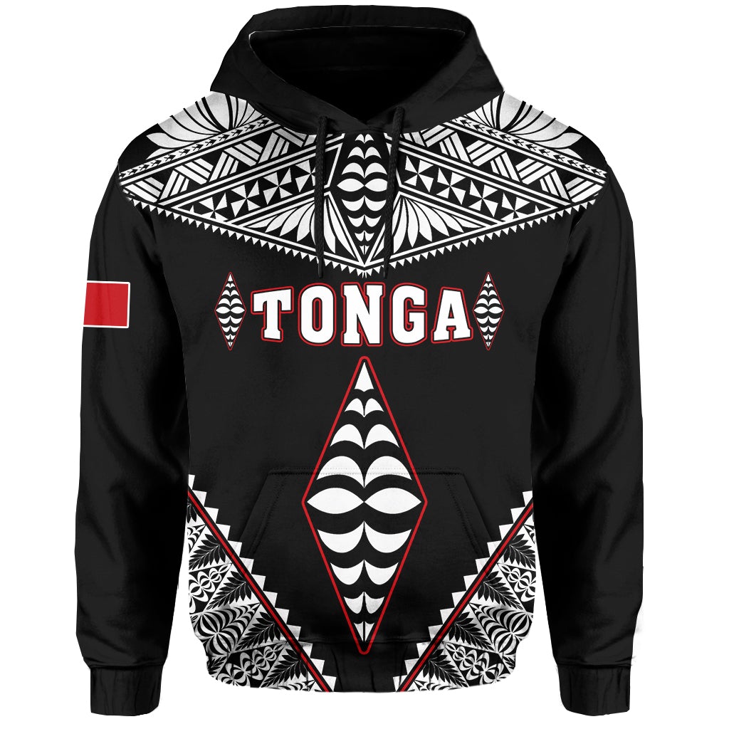 Tonga Hoodie Tongan Kupesi Pattern LT13