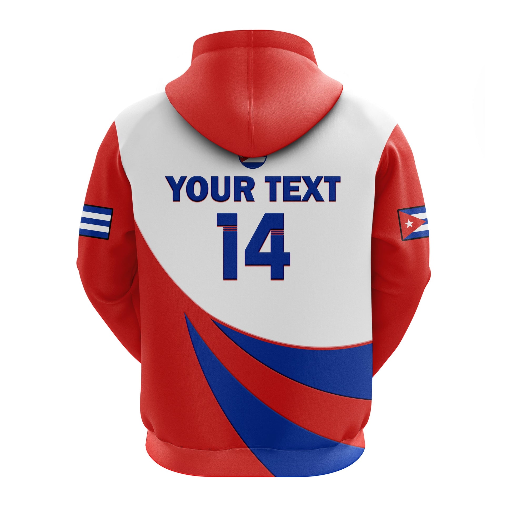 Custom Cuba 2023 Hoodie Baseball LT14